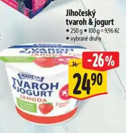 Albert Jihočeský tvaroh & jogurt nabídka