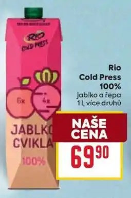 Billa Rio Cold Press 100% jablko a řepa nabídka