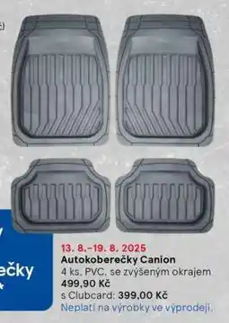 Tesco Autokobercečky Canion nabídka