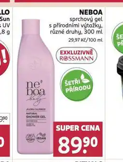 Rossmann Neboa sprchový gel nabídka