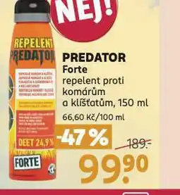 Rossmann Predator forte repelent nabídka