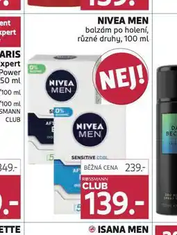 Rossmann Nivea men balzám po holení nabídka