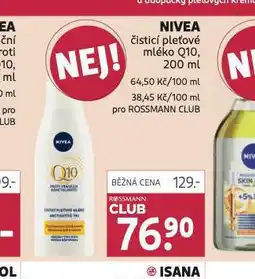 Rossmann Nivea čistící pleťové mléko nabídka