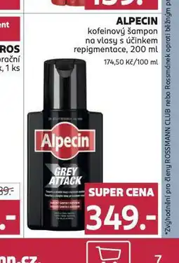Rossmann Alpecin kofeinový šampon nabídka