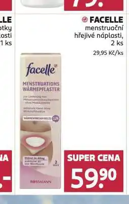 Rossmann Facelle menstruační hřejivé náplasti nabídka