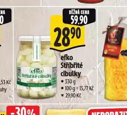 Albert Efko stříbřité cibulky nabídka