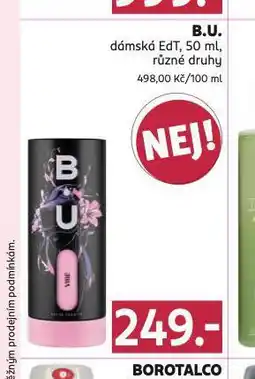 Rossmann B.u. dámská edt nabídka