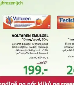 Rossmann Voltaren emulgel nabídka