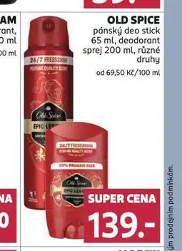 Rossmann Old spice deo stick nabídka