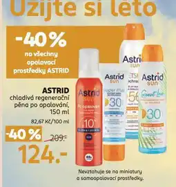 Rossmann Astrid chladivá regenerační pěna po opalování nabídka