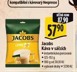 Albert Jacobs káva v sáčcívh nabídka