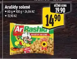 Albert Arašídy solené nabídka