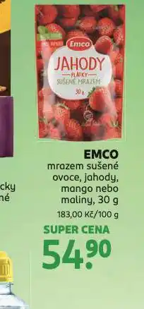 Rossmann Emco mrazem sušené ovoce nabídka
