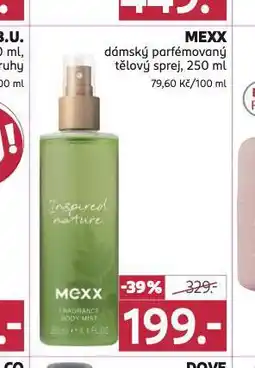 Rossmann Mexx dámský parfémovaný tělový sprej nabídka