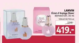 Rossmann Lanvin eclat d´arpege sheer nabídka