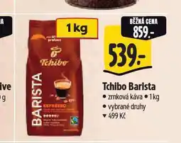 Albert Tchibo barista zrnková káva nabídka