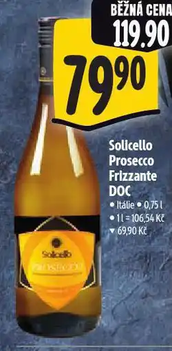 Albert Solicello prosecco frizzante doc nabídka