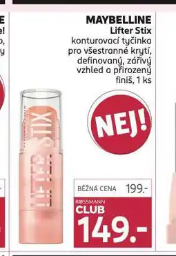 Rossmann Maybelline konturovací tyčinka nabídka