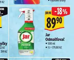 Albert Jar odmašťovač nabídka
