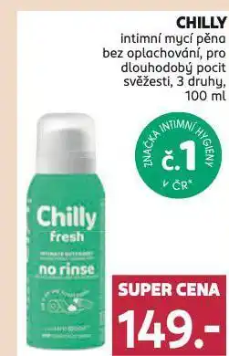 Rossmann Chilly intimní mycí pěna nabídka