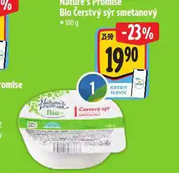 Albert Bio čerstvý sýr smetanový nabídka