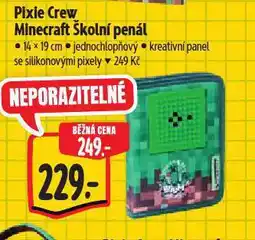Albert Pixie crew minecraft školní penál nabídka