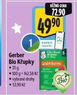Albert Gereber bio křupky nabídka