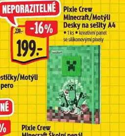 Albert Pixie crew minecraft / motýl desky na sešity a4 nabídka