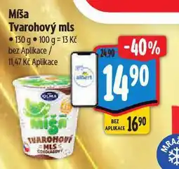 Albert Míša tvarohový mls nabídka