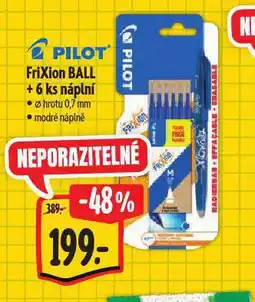 Albert Frixion ball + 6 náplní nabídka