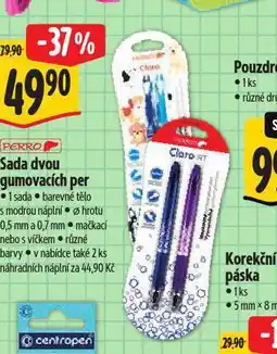 Albert Sada dvou gumovatelných per nabídka
