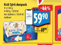 Albert Král sýrů duopack nabídka