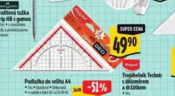 Albert Trojúhelník technic s úhloměrem a držákem nabídka