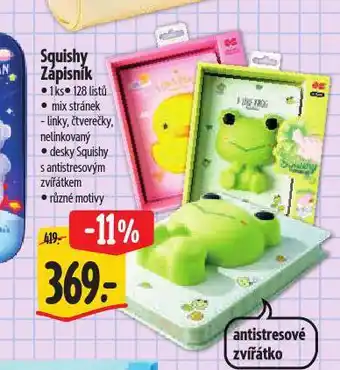 Albert Squishy zápisník nabídka