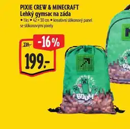 Albert Pixie crew & minecraftgymsac na záda nabídka
