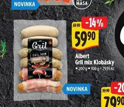 Albert Gril mix klobásky nabídka
