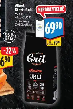 Albert Dřevěné uhlí nabídka