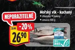 Albert Mořský vlk kuchaný nabídka