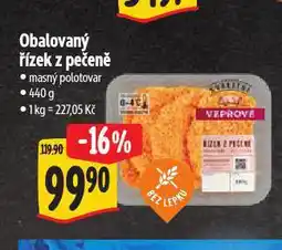 Albert Obalovaný řízek z pečeně nabídka
