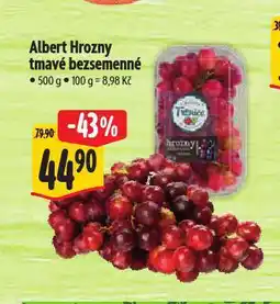 Albert Hrozny tmavé bezsemenné nabídka
