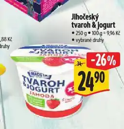 Albert Jihočeský jogurt & tvaroh nabídka