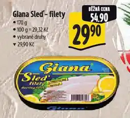 Albert Giana sleďové filety nabídka