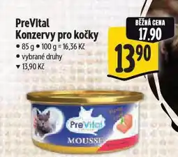 Albert Prevital konzerva pro kočky nabídka