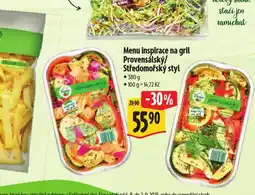 Albert Menu inspirace na gril zeleninový mix provensálský styl nabídka