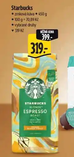 Albert Káva starbucks nabídka