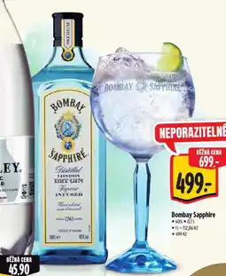 Albert Bombay sapphire gin nabídka