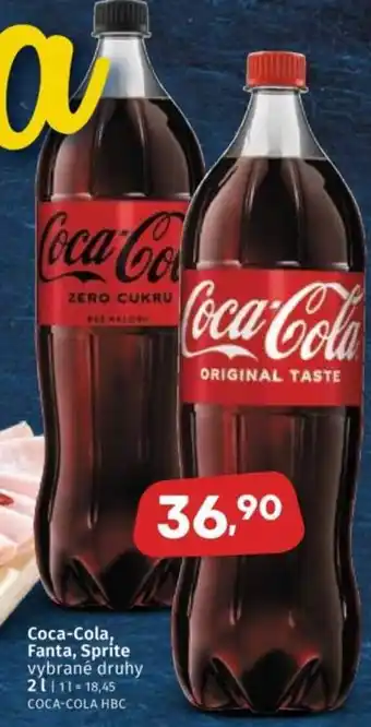 Coop Coca-Cola, Fanta, Sprite nabídka