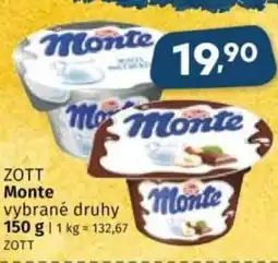 Coop ZOTT Monte nabídka