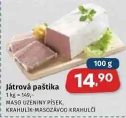 Coop Játrová paštika nabídka