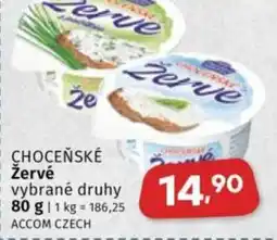 Coop CHOCEŇSKÉ Žervé nabídka